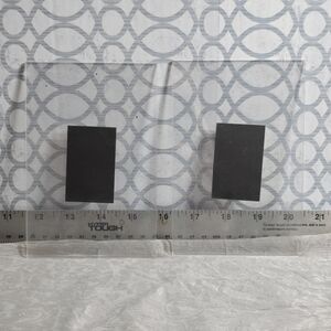 2pc Clear Acrylic Magnetic Picture Frames Floating Minimalist Modern Display 5x7